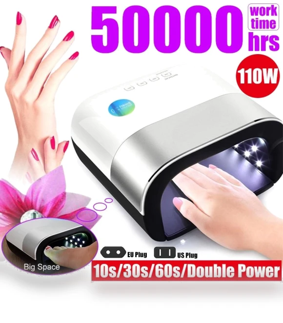LED Nail Dryer Lamp with Smart Timer — Curing Lamps, Pro DIY Tool