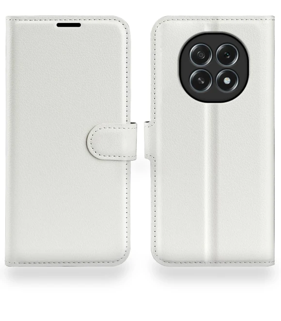 Litchi Texture Shockproof Leather Wallet Phone Cover — Smartwatch Protectors, Smartwatch 2025