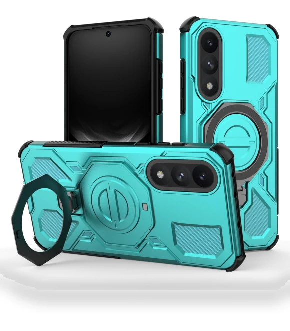 Magnetic Case with Rotating Metal Stand — Phone Accessories, Smartwatch 2025