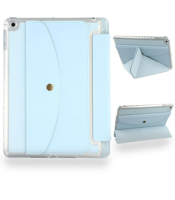 Origami Stand Wallet PU Leather Cover with Pencil Slot — Protective Cases, Choices Samsung Cases