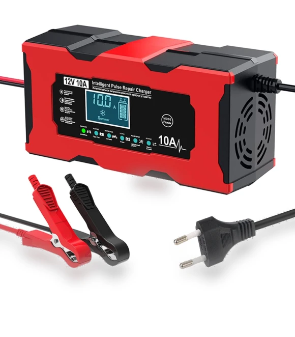 Pulse Repair Smart Battery Charger with Digital LCD Display — Battery Chargers, Home Furnishing Department Mall