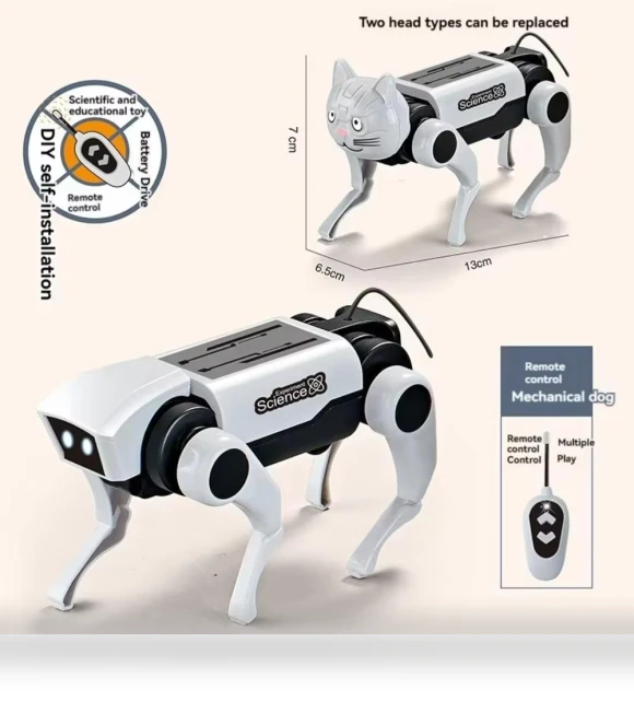 Radio-controlled Bionic Electric Robot Dog — Interactive Animal Companions, qijuestate