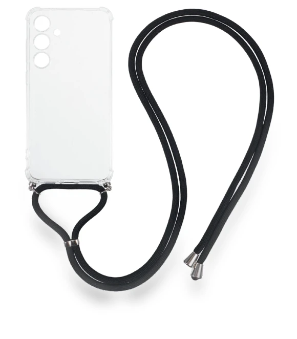 Reinforced Corner TPU Clear Phone Cover with Lanyard — Phone Accessories, Smartwatch 2025
