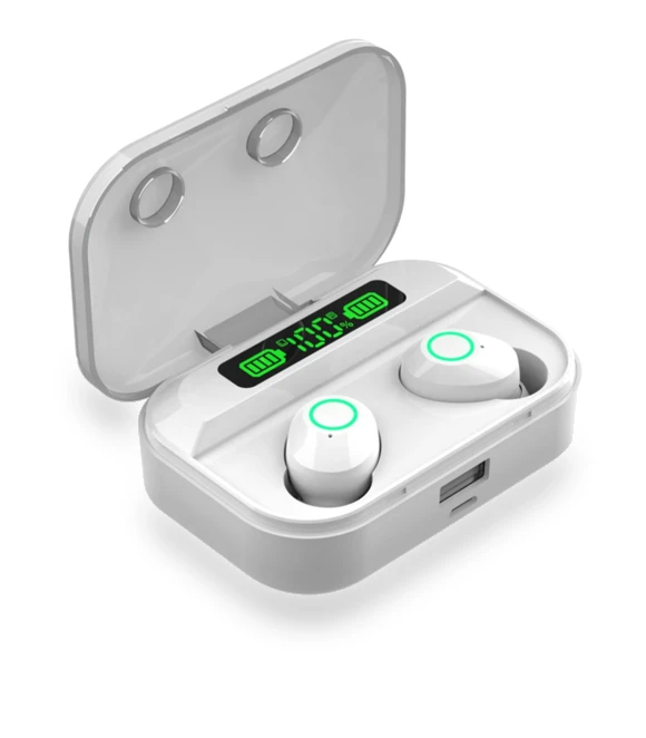 Smart Bluetooth Headset with Touch Digital Display — Headsets, Andoer