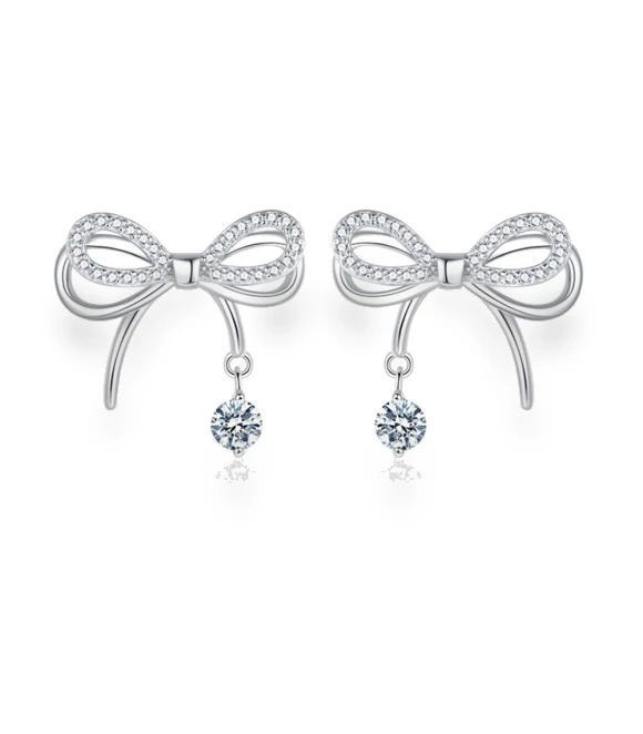 Smart Bow Pendant Necklace with Stud Earrings and Bracelet Set — Jewelry Sets, Supermarket GO