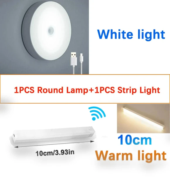 USB Rechargeable Motion Sensor LED Cabinet Light — Tap Lights, YJMP home