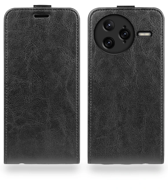 Vertical Flip Leather Phone Cover with Card Slots — Flip Cases, Smartwatch 2025