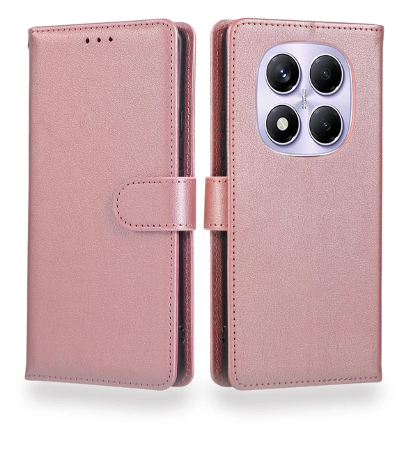 Wallet Stand View PU Leather Phone Cover with Wrist Strap — Mobiles, Smartwatch 2025