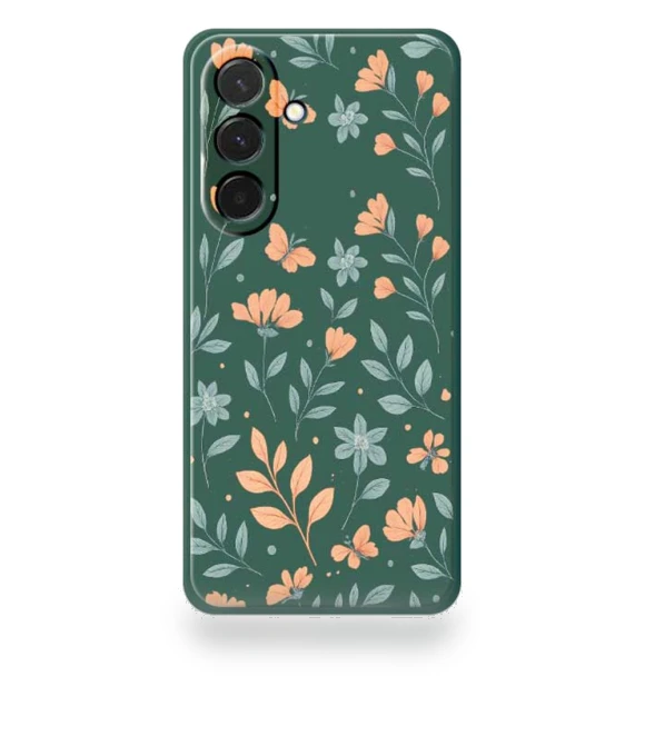 Yellow Flowers Pattern Printing Straight Edge TPU Phone Back Cover — Back Covers, Smartwatch 2025