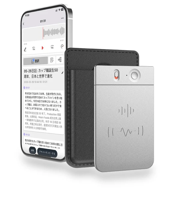 AI Dictaphone with Automatic Transcription — Voice Recognition & Productivity Software, HAYAO