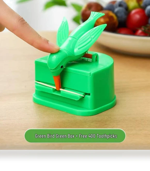 Automatic Cartoon Toothpick Holder in Bird Shape — Toothpick Holders, The Best Experience