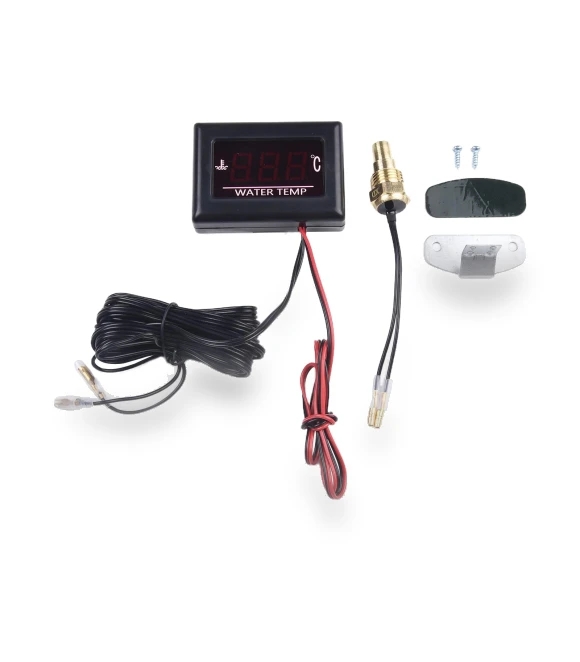Digital LED Car Water Temperature Gauge with Sensor — Water & Oil Temperature, Autobots
