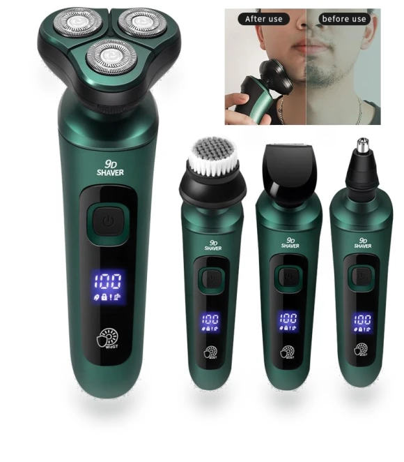 Smart Electric Shaver 4 in 1 — Nose & Ear Trimmers, TOP-HOME MALL