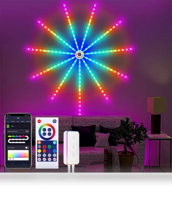 Smart LED Wi-Fi Light Strips for Fireworks — LED Strips, Refreshing Home