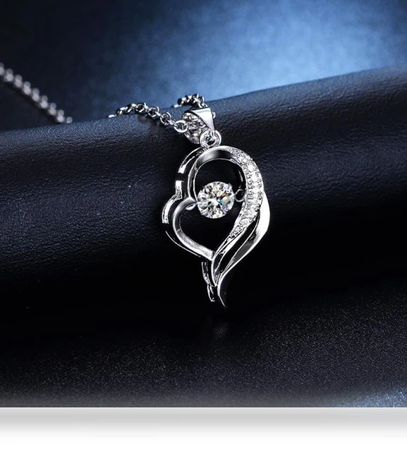 Smart Necklace with Beating Heart Design — Smart Jewelry, Lucky Star Jewelry