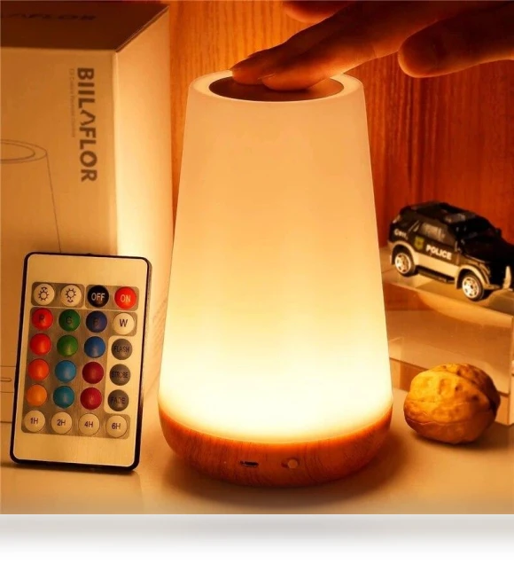 Touch Control Bedside Lamp — Lamps & Shades, Factory Discount Outlet