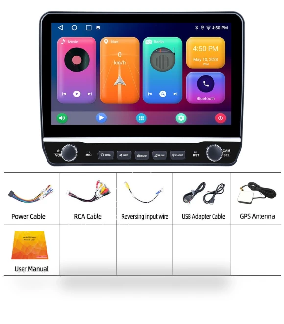 10.1-inch 2 din Universal Car Radio Receiver — Stereo Receivers, ToyousoniC