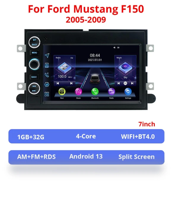7-inch Android 13 Car Stereo for Ford F150 2005-2009 — Stereo Receivers, NAVIGUIDE Car Life