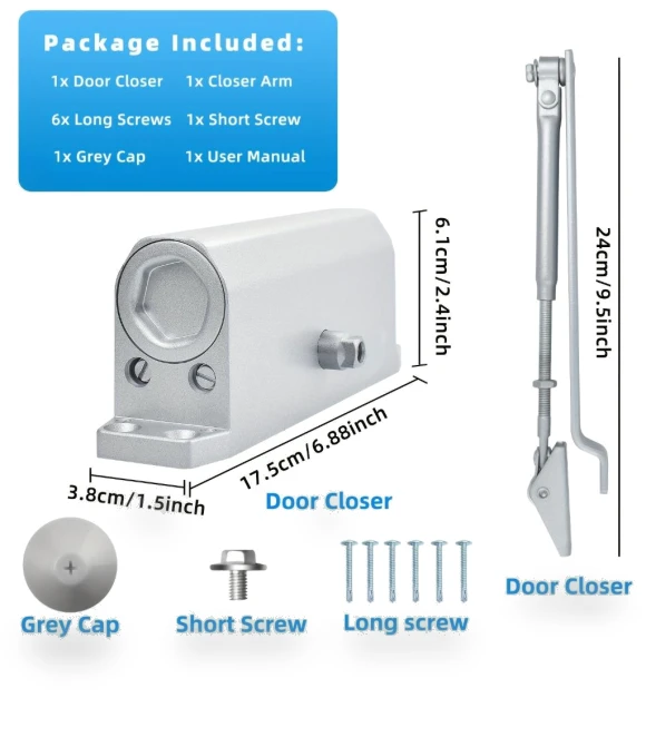 Automatic Door Closer — Door Closers, Two light chasing boys