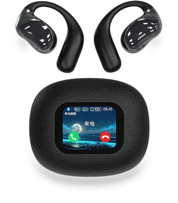 Bluetooth 5.4 Open Ear True Wireless Headphones — In-Ear Headphones, Junmaocun