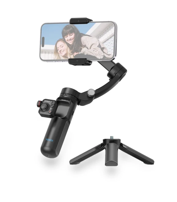Handheld 3-Axis Stabilizer Gimbal for Phone Vlog — Steady Shots, Andoer