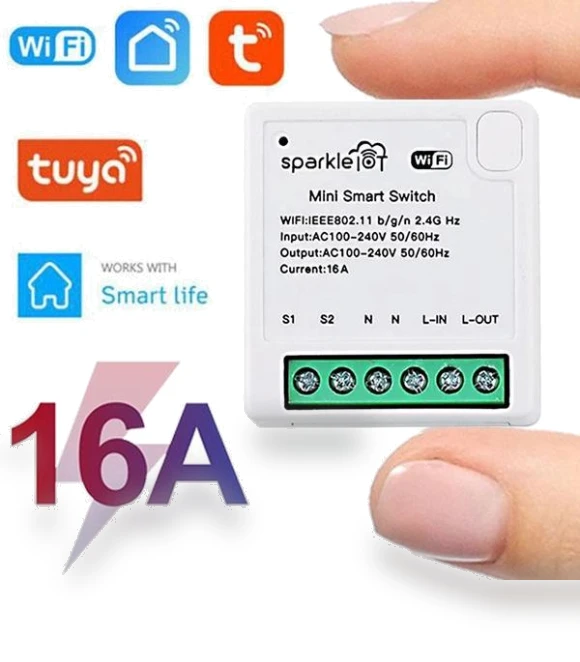 Mini Wi-Fi Smart Switch Module — Smart Home Modules, Tuya