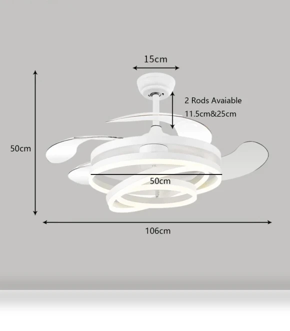 Modern Ceiling Fan with Lighting — Ceiling Fan Lighting Solutions, Vinde Home