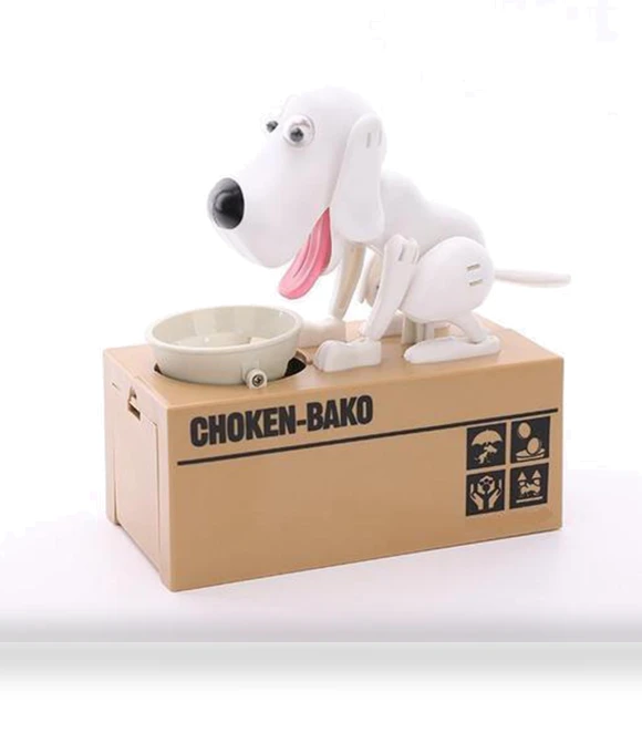 Robotic Coin Chewing Piggy Bank — Savings & Piggy Banks, Seahorse Home
