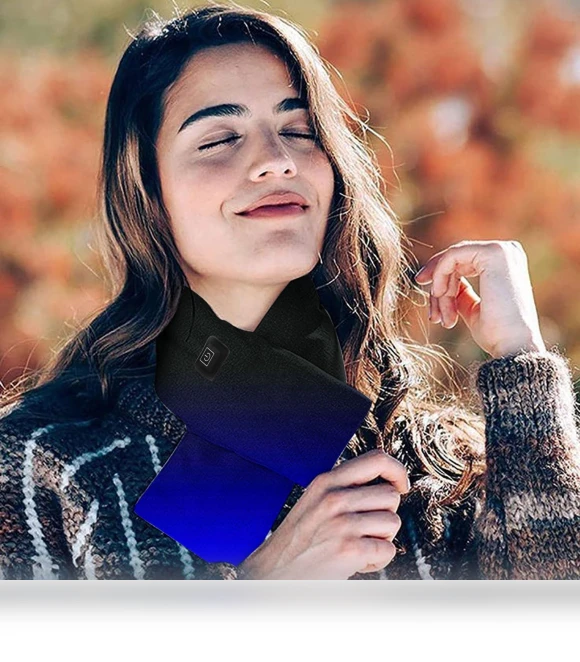 USB Heated Scarf — Winter Scarves, Ren Bag
