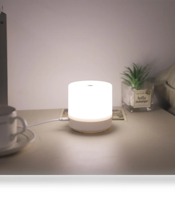 USB Rechargeable Table Lamp with 3 Dimming Modes — Desk & Table Lighting, Elbulbo