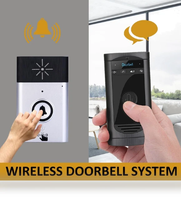 Wireless Smart Doorbell with LED Indicator — Kits, The Romantics