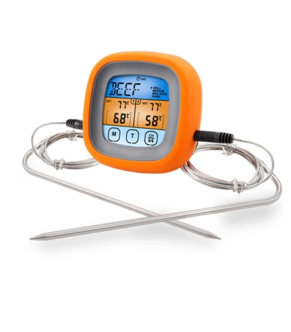 Dual Needle Color Screen Food Thermometer — Instant-Read, Happy Home Mall