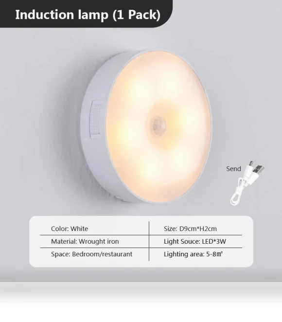 Modern LED Touch Smart Wall Night Light — Night Lights, AE Selection