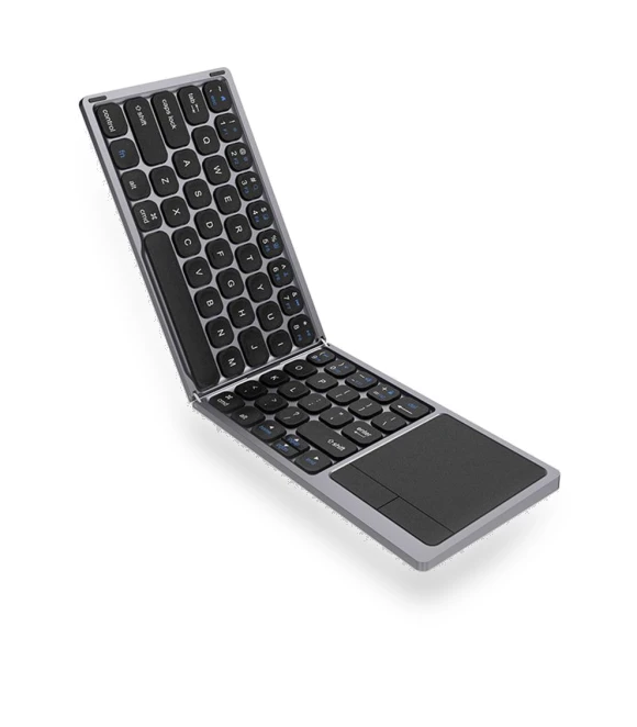 Rechargeable Foldable Bluetooth Keyboard with Touchpad — Keyboards, Bellatrix
