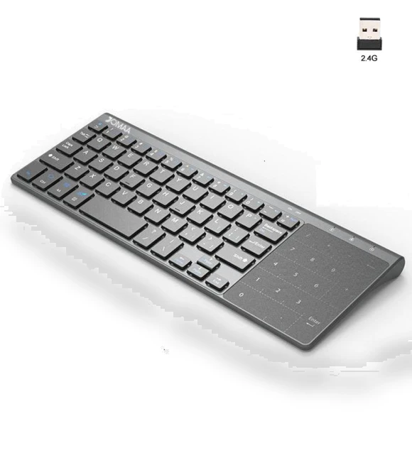 Slim 2.4G Wireless Keyboard with Touchpad — Keyboards, Bellatrix
