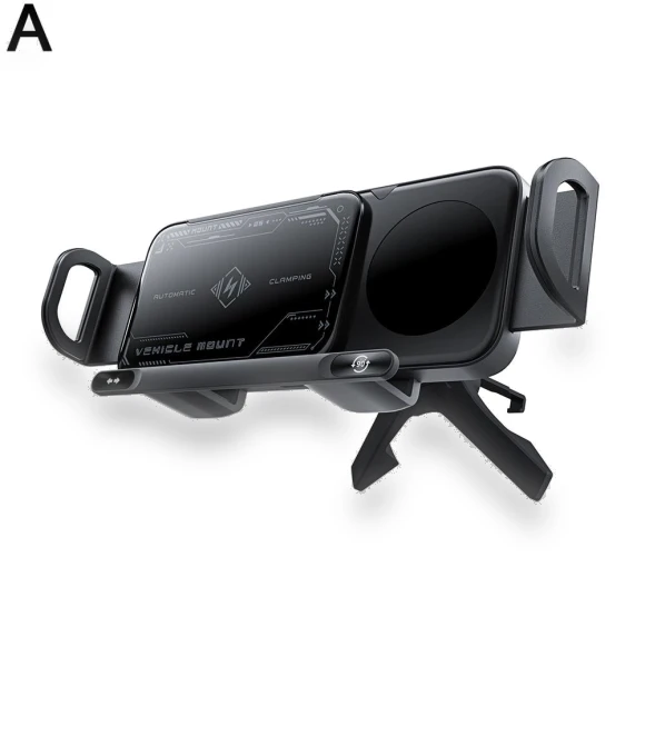 Smart Rotary Wireless Charger Center Console — Car Essentials, World Auto Parts