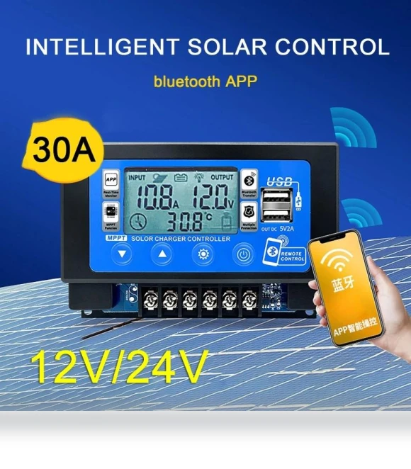 Solar Panel Controller with Bluetooth and Wifi — Power Management, Stone Home