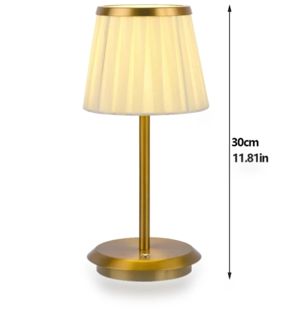 Vintage Fabric Touch Switch Table Lamp — Lighting, Super Star Mall