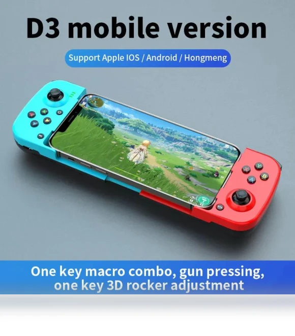 Wireless BT 5.0 Stretchable Gaming Controller — Gaming Controllers, KITCHEN-MALL