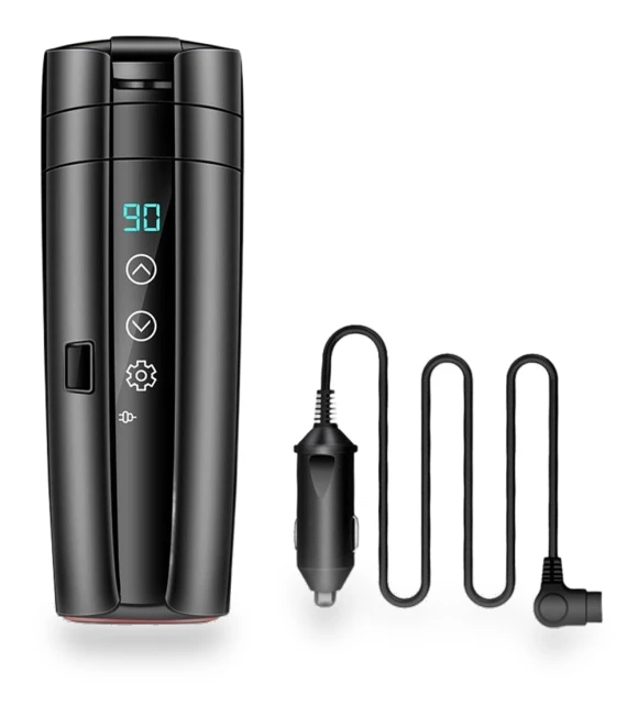Car Heating Cup with Smart Temperature Display — Beverage Warmers, HIMO Group