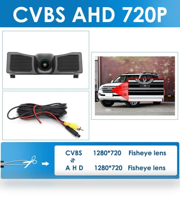 HD AHD 1080P Front View Car Camera — Rearview Cameras for Cars, A Auto Parts Mall