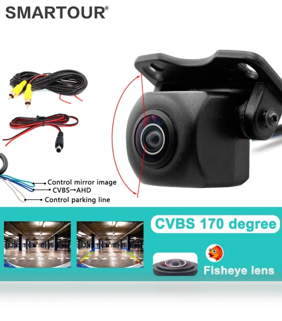 HD AHD Reverse Camera with Fisheye Lens — Rearview Cameras for Cars, A Auto Parts Mall