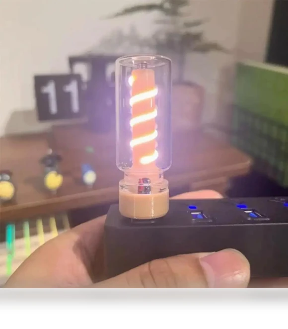 LED USB Desk Lamp with Touch Brightness Control — Desk & Table Lighting, RuJia Home Decor