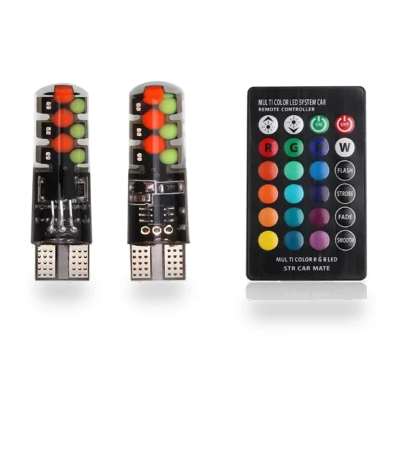RGB LED Car Light with Remote Control — Light Kit, A Surname Home