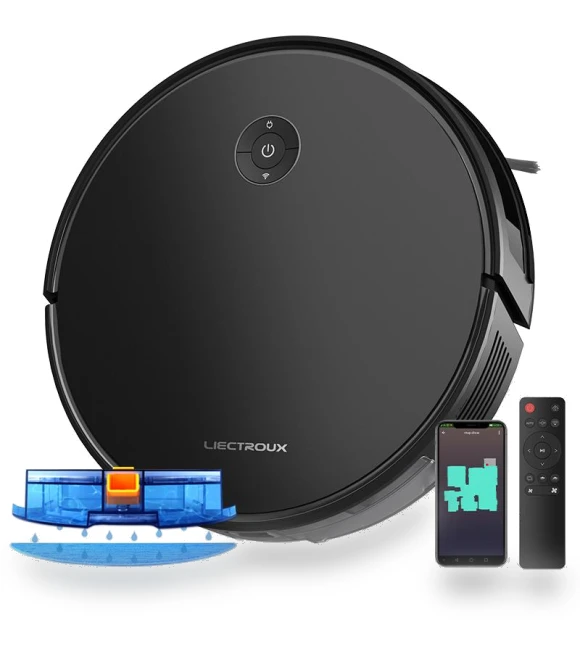 Robot Vacuum with AI Route Mapping — Smart Cleaning Robots, Liectroux