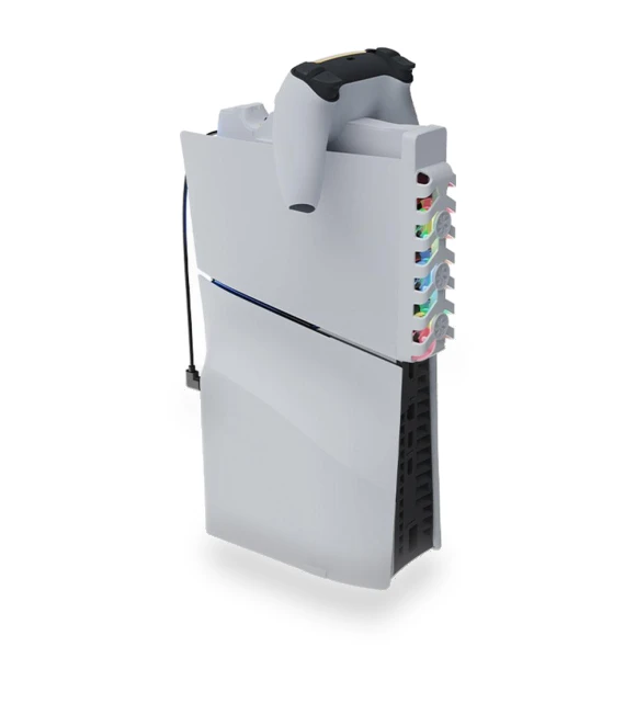Silent Cooling Fan with RGB Charging Station — Cooling Pads & Fans, Homedepot