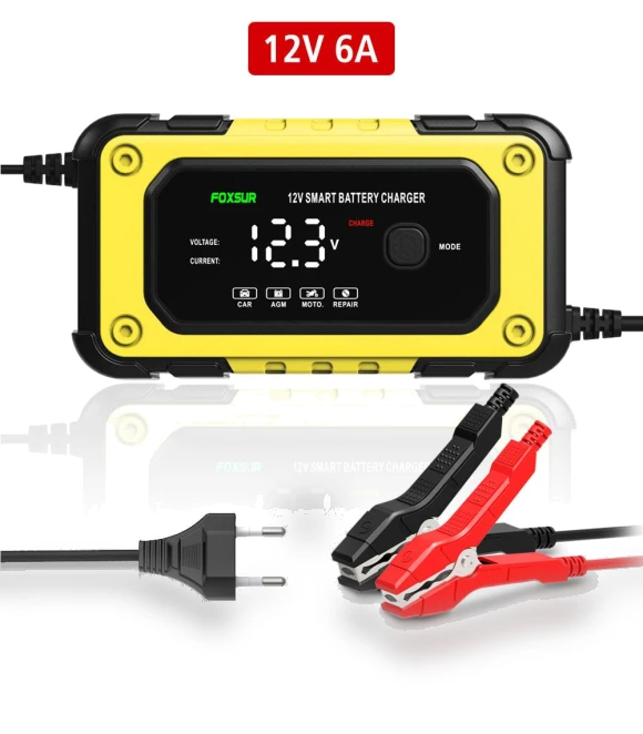 Smart Battery Charger for Auto Moto Lead-Acid AGM Gel VRLA — Chargers, IKEA Supermarket