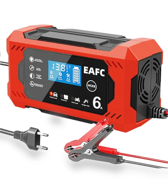 Smart Battery Charger with LCD Touch Screen — Car Accessories & Gadgets, Build My Home