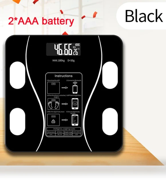 Smart Body Fat Scale — Body Composition Analysis, Comfort Homeware