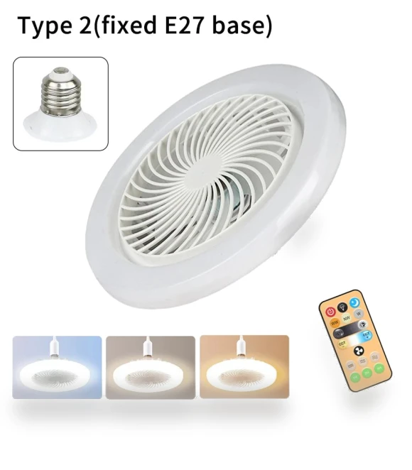 Smart Ceiling Light 3-in-1 with Remote Control — Ceiling Fan Wall Controls, Build My Home